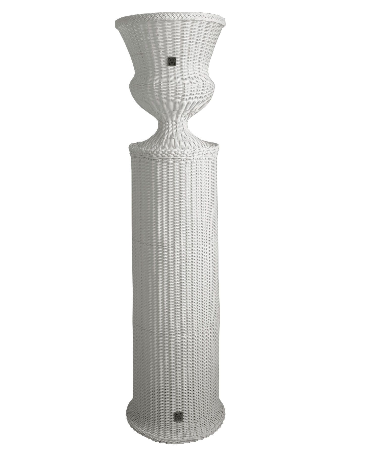 MEDICI Vase mit Podest, Schneeweiss - zur Miete