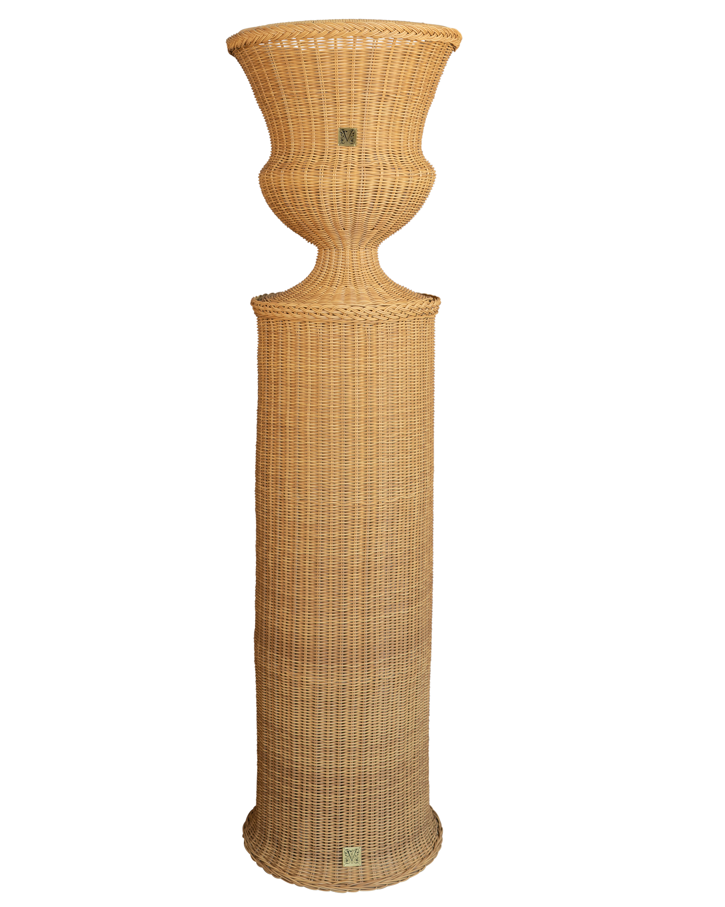 MEDICI Vase on Pedestal, Natural