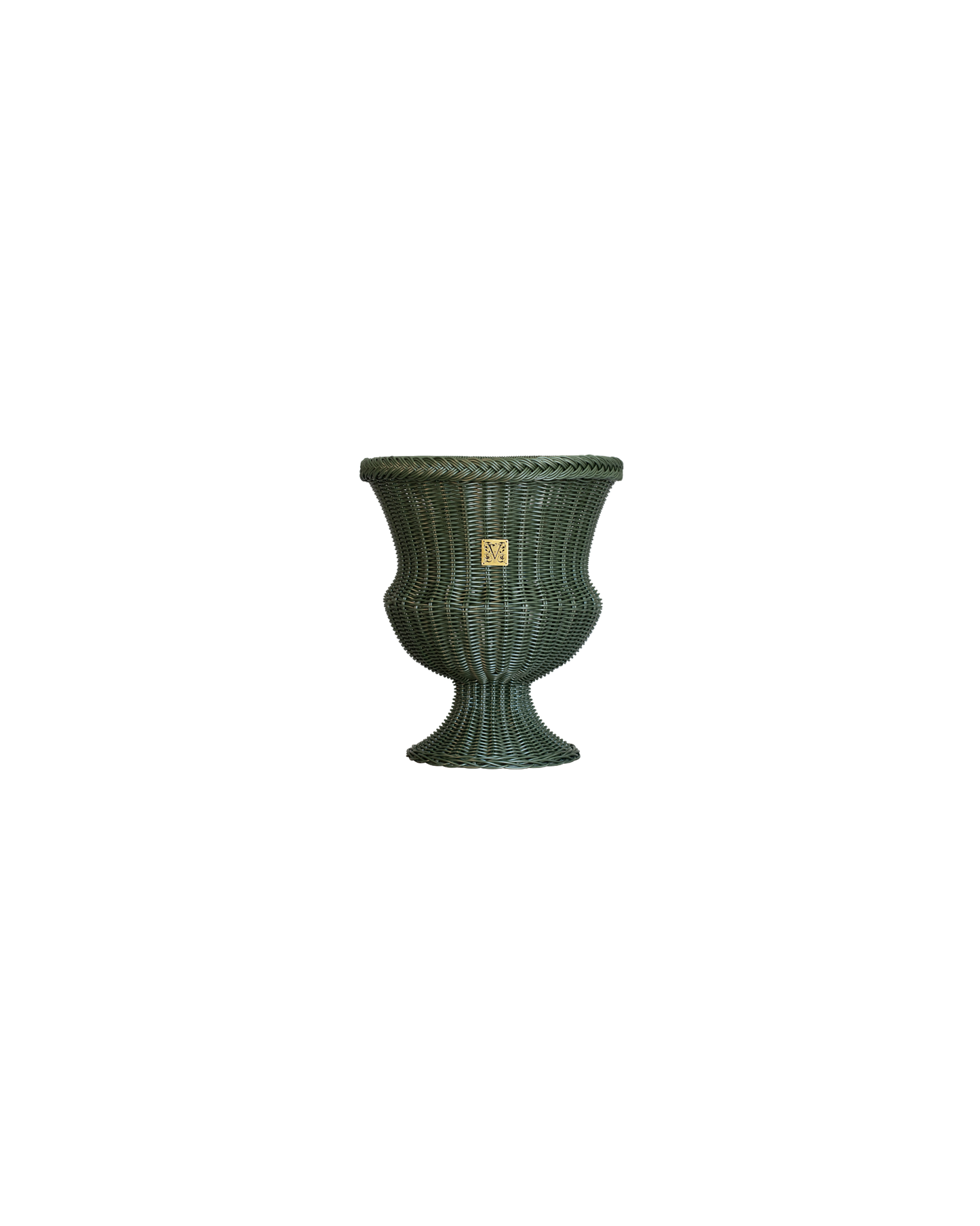 MEDICI Table Vase, Moss Green