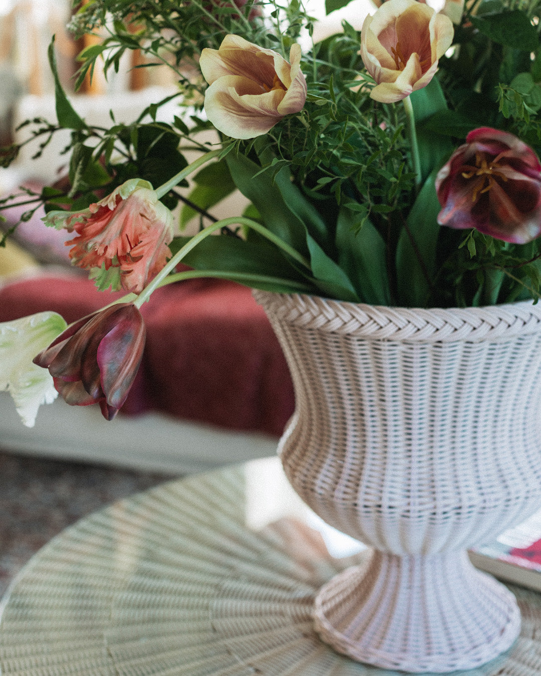 MEDICI Table Vase, dusty rose