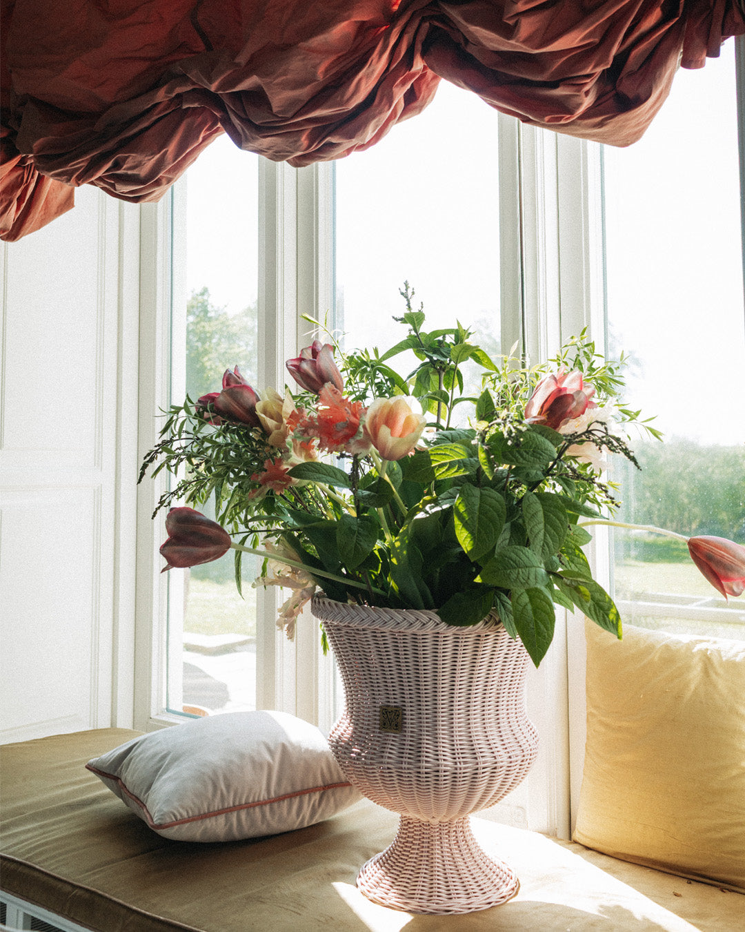 MEDICI Table Vase, dusty rose