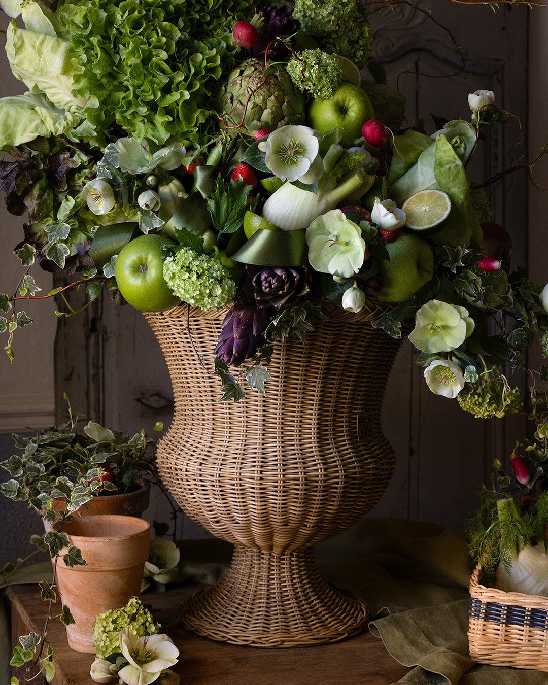 MEDICI Tischvase, Natur
