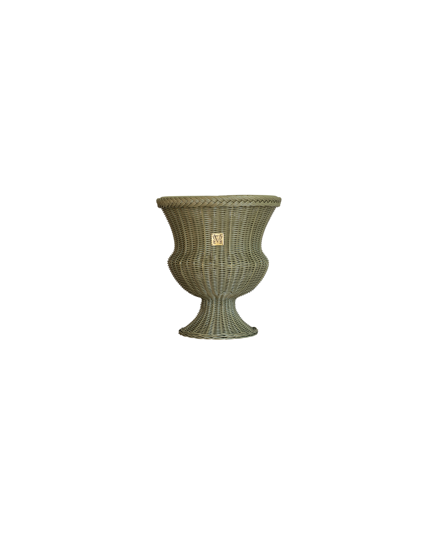 MEDICI Tischvase, Olivgrün